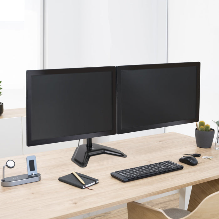 EAN 8433281012028 - TooQ DB1702TN-B soporte para monitor 81,3 cm (32") Escritorio Negro imagen 5