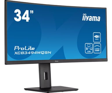 EAN 4948570121410 - iiyama ProLite XCB3494WQSN-B5 pantalla para PC 86,4 cm (34") 3440 x 1440 Pixeles UltraWide Quad HD Negro imagen 3