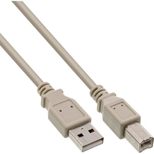 EAN 4043718027859 - InLine 34550H cable USB 10 m USB A USB B 0,48 Gbit/s Beige imagen 1