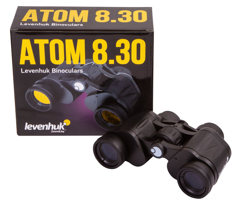 EAN 0753215768004 - Levenhuk Atom 8x30 binocular Porro Negro imagen 12