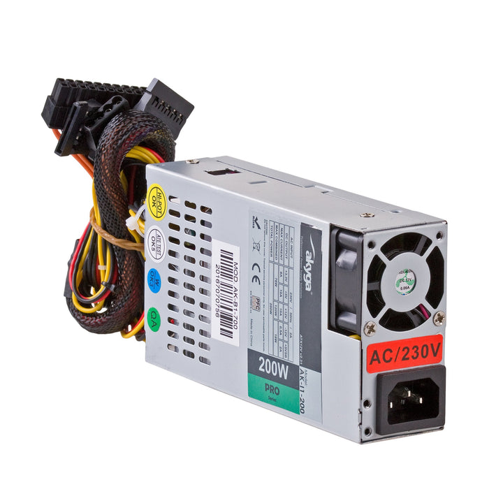 EAN 5901720132147 - Akyga AK-I1-200 unidad de fuente de alimentación 200 W 24-pin ATX ATX Gris imagen 1