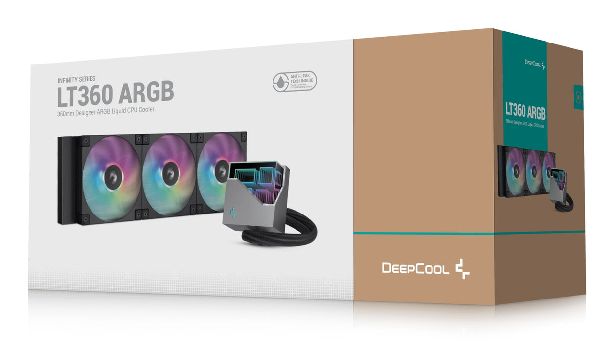 EAN 6933412728917 - DeepCool LT360 ARGB Procesador Sistema de refrigeración líquida todo en uno 12 cm Negro 1 pieza(s) imagen 6