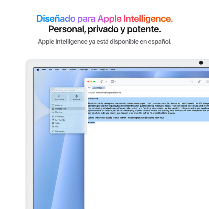 EAN 195950075953 - Apple iMac Apple M M4 59,7 cm (23.5") 4480 x 2520 Pixeles PC todo en uno 24 GB 512 GB SSD macOS Sequoia Wi imagen 5