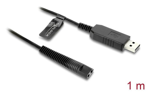 EAN 4043619909803 - DeLOCK 90980 cable de transmisión Negro 1 m USB A 2 pines imagen 2