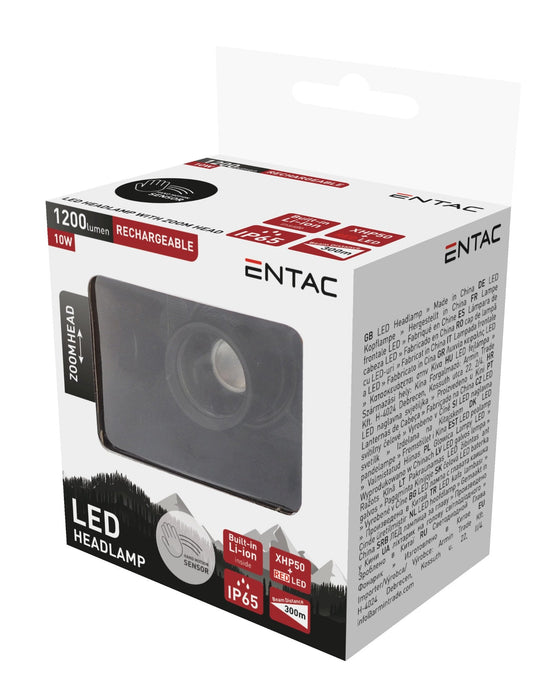 EAN 5999097984346 - Entac EHL-ZH-10W-R linterna Gris Linterna con cinta para cabeza LED imagen 2