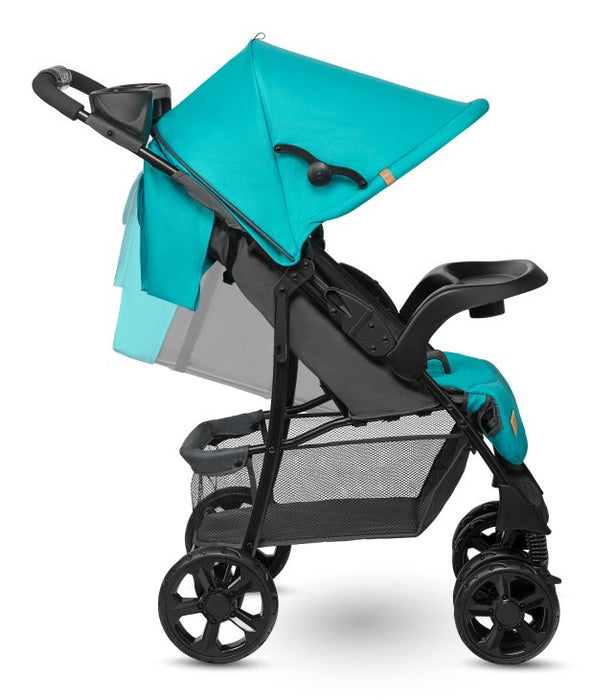 EAN 5902581656438 - Lionelo Emma Plus Sillita de paseo ligera 1 Asiento(s) Negro, Turquesa imagen 3