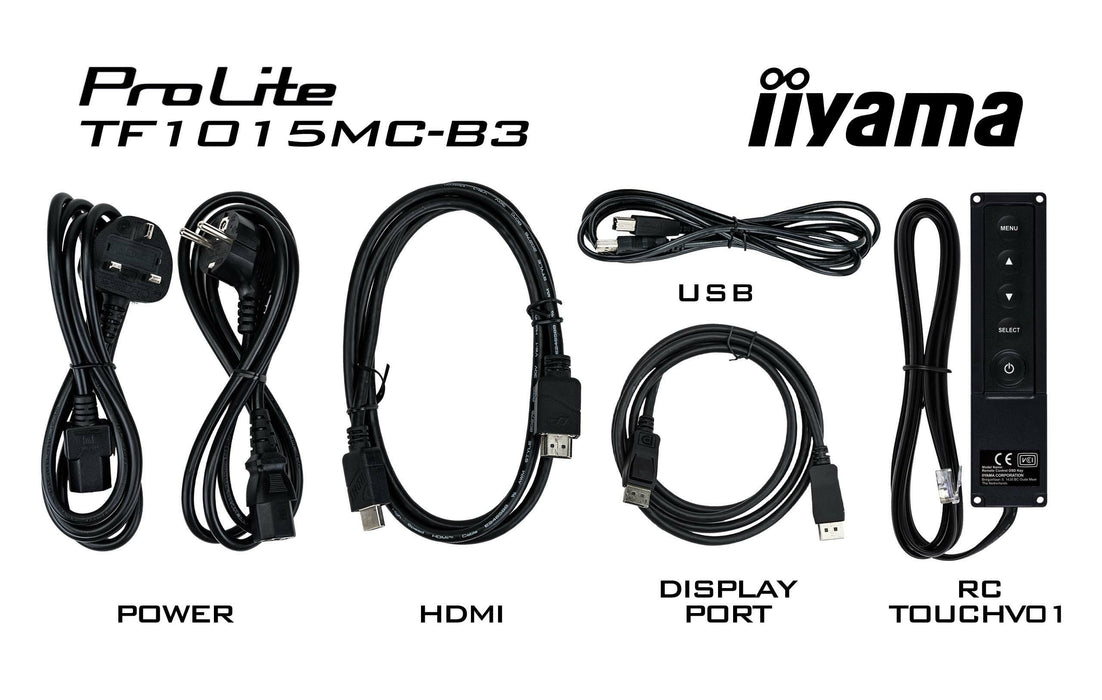 EAN 4948570124107 - iiyama TF1015MC-B3 pantalla para PC 25,6 cm (10.1") 1280 x 800 Pixeles HD LED Pantalla táctil Negro imagen 9