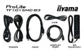 EAN 4948570124107 - iiyama TF1015MC-B3 pantalla para PC 25,6 cm (10.1") 1280 x 800 Pixeles HD LED Pantalla táctil Negro imagen 9