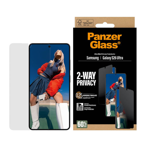 EAN 5715685033902 - PanzerGlass ® 2-Way Privacy Screen Protector Samsung Galaxy S26 Ultra | Ultra-Wide Fit w. EasyAligner Pro imagen 2