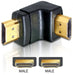 EAN 4043619650736 - DeLOCK Adapter HDMI male > HDMI male 90° down HDMI 1.3 Negro imagen 1