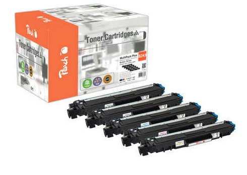 EAN 7640182387884 - Peach PT1065 cartucho de tóner 5 pieza(s) Compatible Negro imagen 1