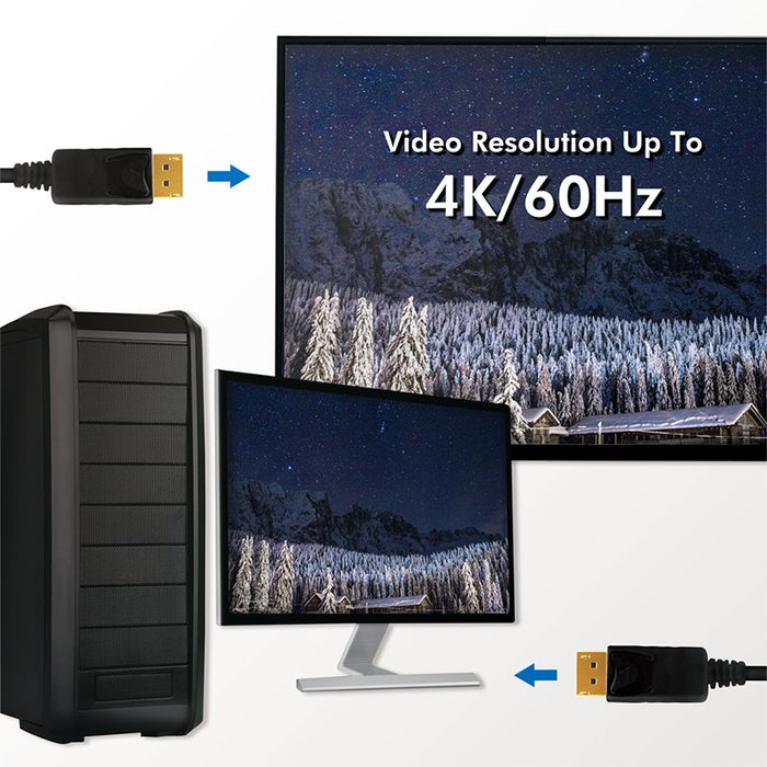 EAN 4052792063561 - LogiLink CD0101 cable DisplayPort 2 m Negro imagen 4