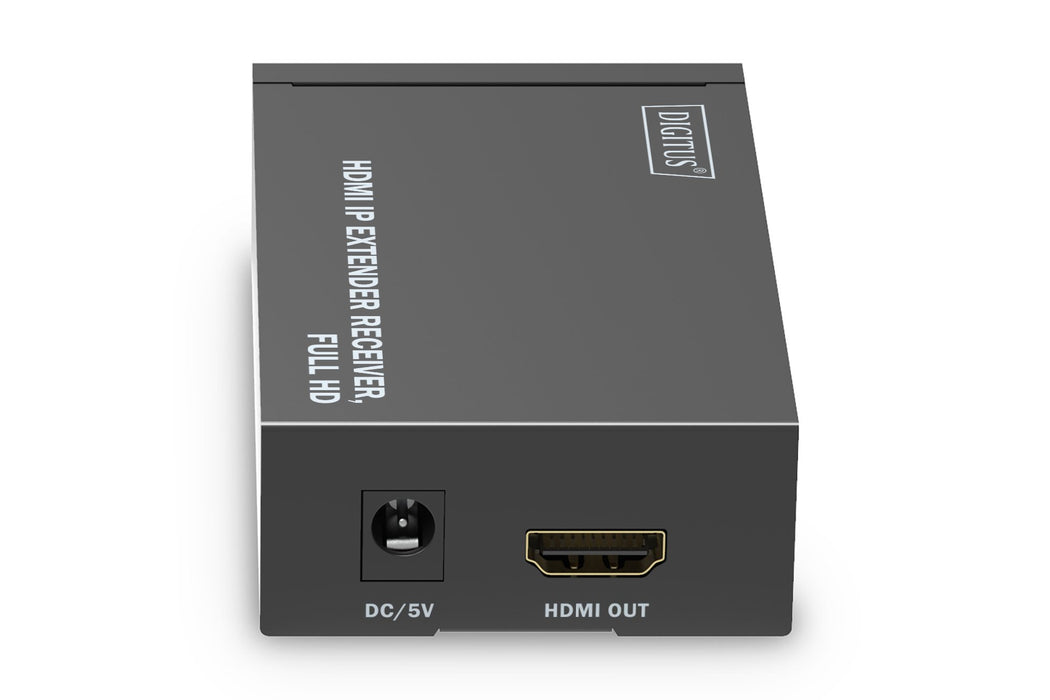 EAN 4016032482727 - Digitus DS-55518 extensor audio/video Receptor AV Negro imagen 3