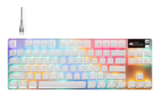 EAN 5707119060547 - Steelseries APEX PRO TKL GEN 3 teclado Juego USB Inglés de EE. UU. Blanco imagen 2