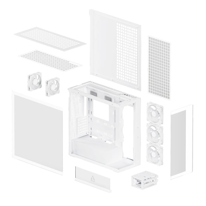 EAN 4895265000294 - ARCTIC Xtender White (Clear Glass) Midi Tower Blanco imagen 8
