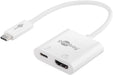 EAN 4040849621109 - Goobay 62110 base para portátil y replicador de puertos Alámbrico USB 3.2 Gen 1 (3.1 Gen 1) Type-C Blanco imagen 2