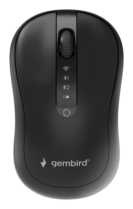 EAN 8716309136938 - Gembird MUSW2-4B-01 ratón Hogar Ambidextro RF Wireless + Bluetooth Óptico 1600 DPI imagen 1