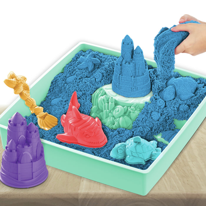 EAN 0778988404935 - Kinetic Sand KNS ACK Sandbox Set V2 Blue FR GML imagen 3