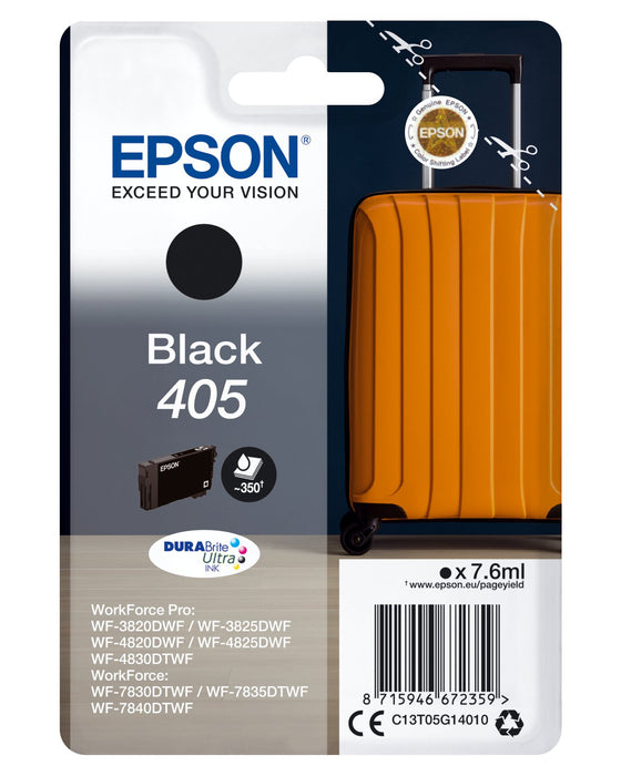 EAN 8715946672366 - Epson 405 cartucho de tinta 1 pieza(s) Original Rendimiento estándar Negro imagen 1