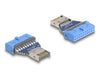 EAN 4043619671298 - DeLOCK 67129 cambiador de género para cable 19 pin USB USB Type-E Azul imagen 1
