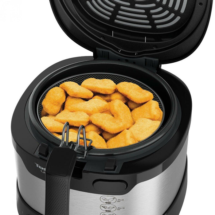 EAN 3045386381807 - Tefal Uno FF215D Sencillo Independiente 1600 W Freidora Negro, Acero inoxidable imagen 6