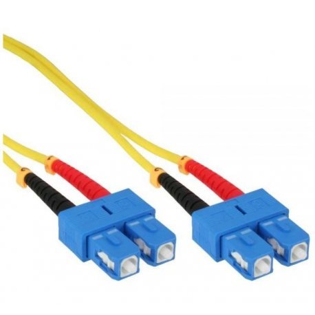 EAN 5705585207404 - Mercodan 40400129 Cable de fibra óptica e InfiniBand 20 m SC Multicolor, Amarillo imagen 1