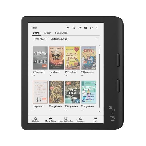 EAN 4016621130183 - Tolino 4016621130183 lectore de e-book Pantalla táctil Wifi Negro imagen 1