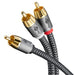EAN 4040849653032 - Goobay 65303 cable de audio 10 m 2 x RCA RCA Negro, Plata imagen 2