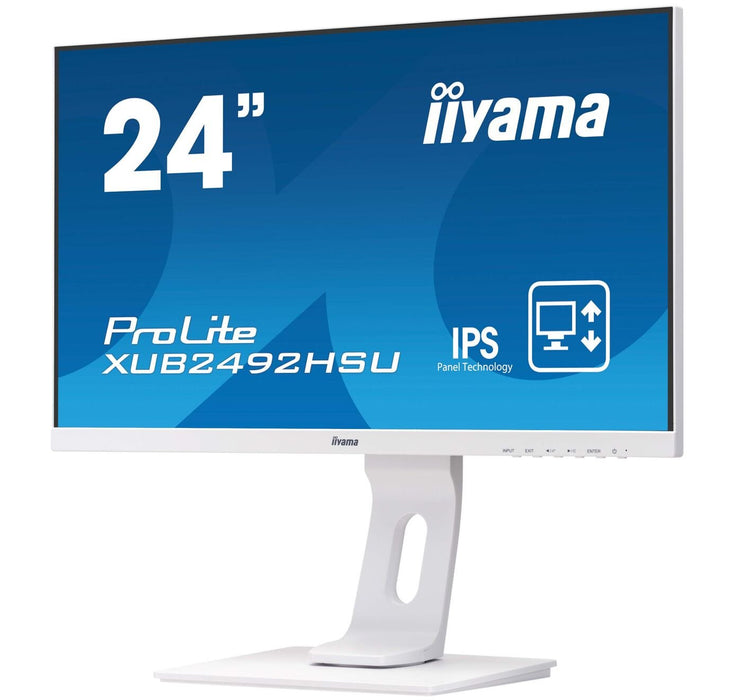 EAN 4948570115549 - iiyama ProLite XUB2492HSU-W1 pantalla para PC 60,5 cm (23.8") 1920 x 1080 Pixeles Full HD LED Blanco imagen 3