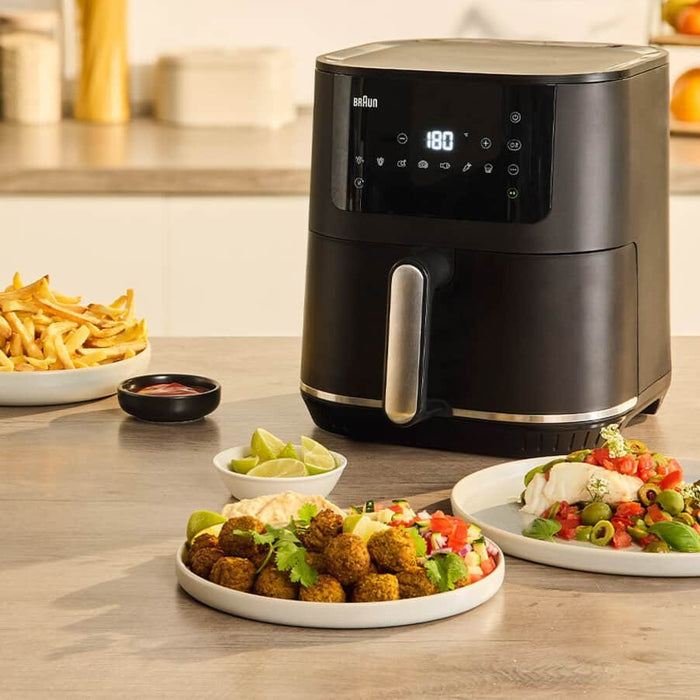 EAN 8021098004611 - Braun MultiFry 5 HF 5034I Sencillo 6 L Independiente 1700 W Freidora de aire caliente Negro imagen 6