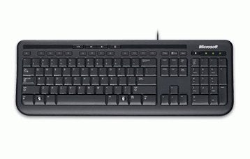 EAN 882224741651 - Microsoft Wired Keyboard 600, Black teclado USB Negro imagen 2