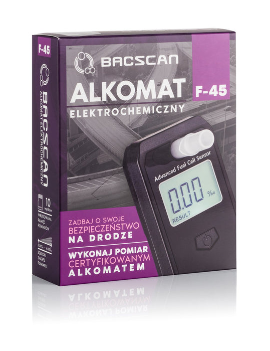EAN 5907437062753 - BACscan F-45 control de alcohol 0 - 4% 1% Negro imagen 3