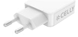 EAN 8021735220909 - Celly SLIMTC1C1A45WWH cargador de dispositivo móvil Portátil, Smartphone, Tableta Blanco Corriente altern imagen 2