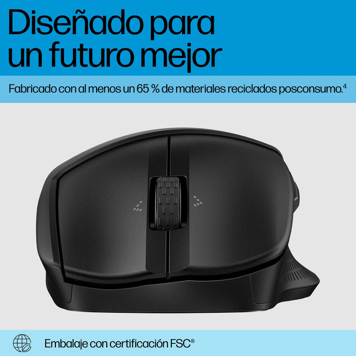 EAN 0198122955190 - HP 685 Comfort Dual-Mode Mouse ratón Hogar mano derecha Wi-Fi 1200 DPI imagen 6
