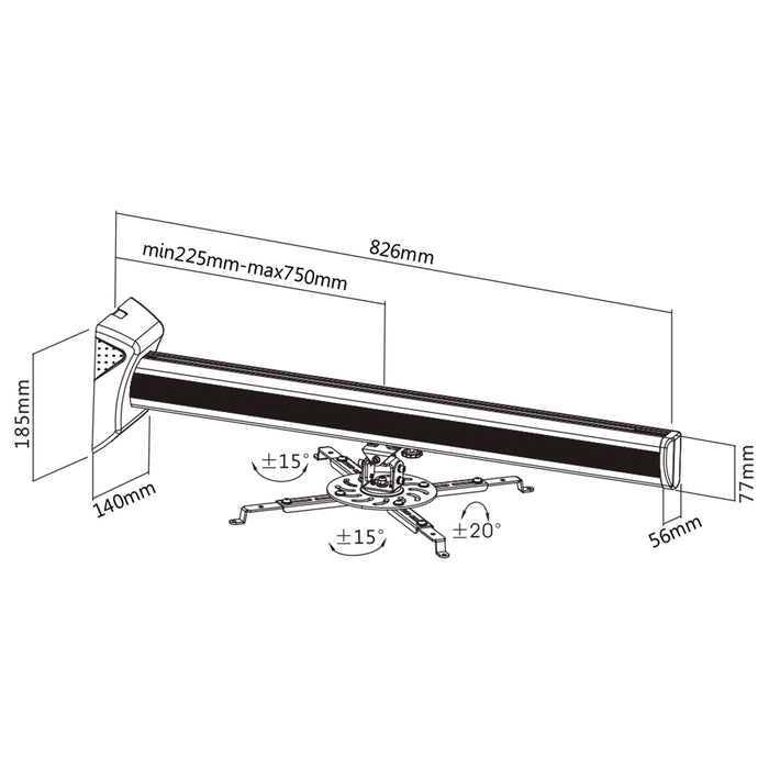 EAN 4043718263936 - InLine 23139A soporte para TV Negro imagen 2