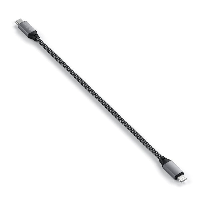 EAN 0879961008840 - Satechi ST-TCL10M cable USB 0,25 m USB C USB C/Lightning Negro, Gris imagen 3