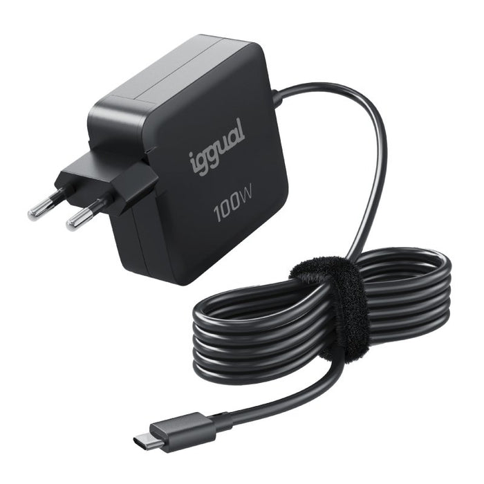 EAN 8435364319918 - iggual PD 100W Universal Negro Corriente alterna Carga rápida Interior imagen 1