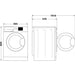 EAN 8003437057328 - Whirlpool FFWDB 864489 SV EE lavadora-secadora Independiente Carga frontal Blanco imagen 10
