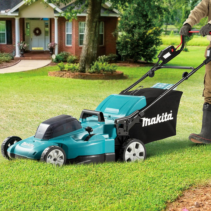 EAN 88381756730 - Makita DLM538Z cortadora de césped Cortacésped manual Batería Negro, Azul, Metálico imagen 18