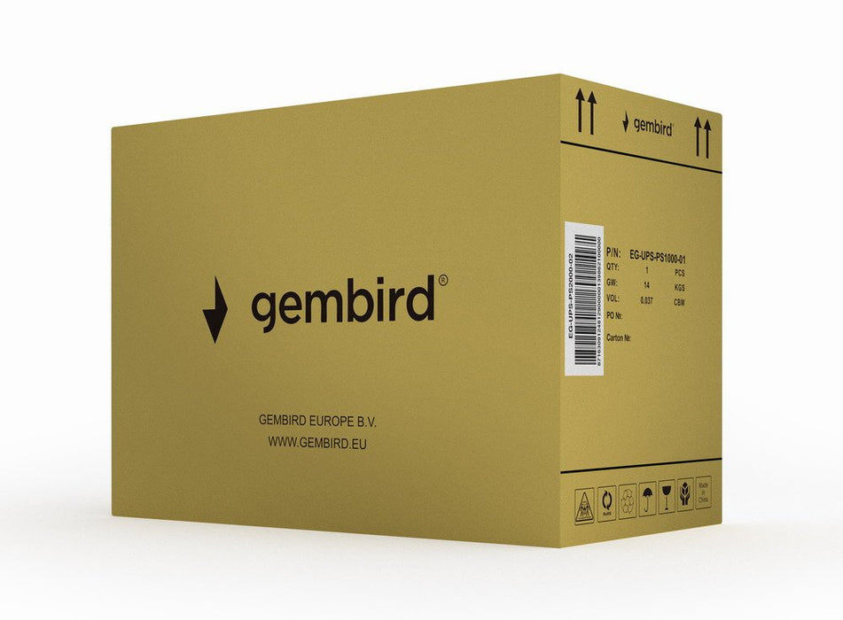 EAN 8716309124812 - Gembird EG-UPS-PS2000-02 sistema de alimentación ininterrumpida (UPS) Línea interactiva 2 kVA 1600 W 5 sa imagen 1