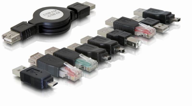 EAN 4043619186129 - DeLOCK USB adapter kit 10 parts Negro imagen 3