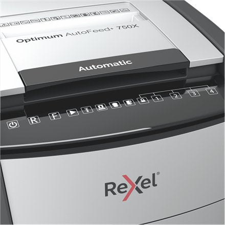 EAN 5028252613972 - Rexel AutoFeed+ 750X triturador de papel Corte cruzado 55 dB 23 cm Negro, Gris imagen 5