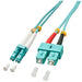 EAN 4002888463904 - Lindy 1.0m OM3 LC - SC Duplex Cable de fibra óptica e InfiniBand 1 m Turquesa imagen 1