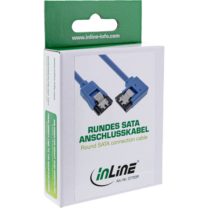 EAN 4043718126736 - InLine 27703R cable de SATA 0,3 m Azul imagen 2