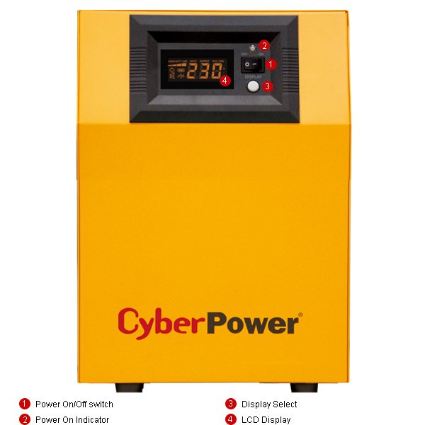 EAN 4712364141904 - CyberPower CPS1500PIE sistema de alimentación ininterrumpida (UPS) Doble conversión (en línea) 1,5 kVA 10 imagen 2