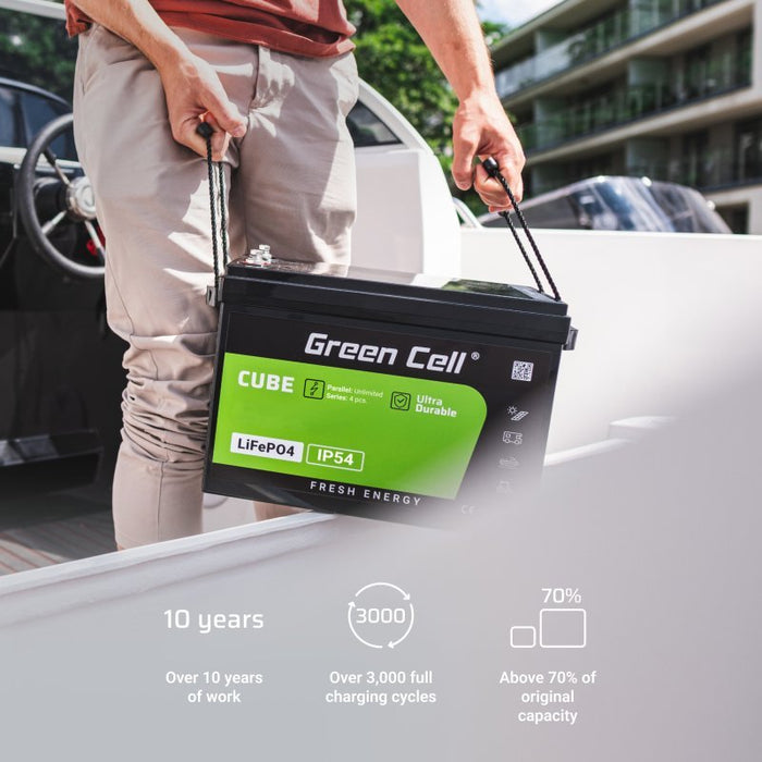 EAN 5904326374850 - Green Cell LFPGC12V60AH batería para sistema ups Fosfato de hierro-litio (LiFePo4) 12,8 V 60 Ah imagen 4