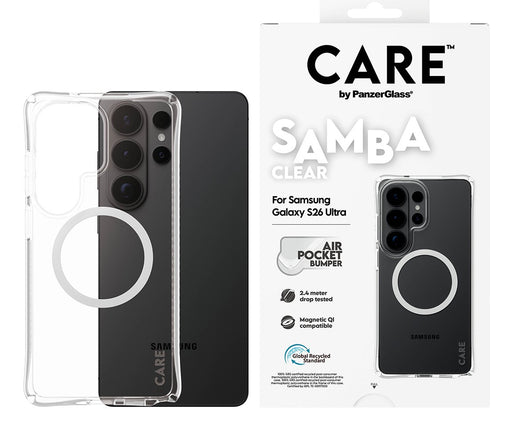 EAN 5715685034343 - PanzerGlass CARE™ by ® Samba Case Transparent w. White Qi Samsung Galaxy S26 Ultra funda para teléfono mó imagen 2