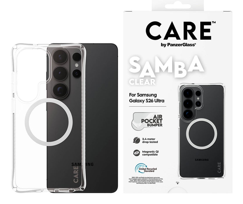 EAN 5715685034343 - PanzerGlass CARE™ by ® Samba Case Transparent w. White Qi Samsung Galaxy S26 Ultra funda para teléfono mó imagen 2