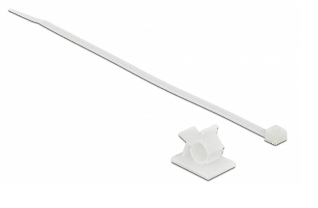 EAN 4043619188772 - DeLOCK 18877 presilla Nylon Blanco 10 pieza(s) imagen 1