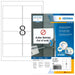 EAN 4008705103084 - HERMA 10308 etiqueta autoadhesiva Rectángulo redondeado Desmontable Blanco 800 pieza(s) imagen 1